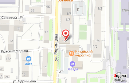 Жилой комплекс Новый век в Октябрьском районе на карте