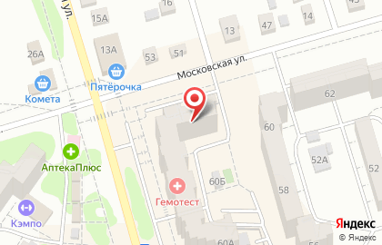 Салон красоты Имидж на Московской улице на карте