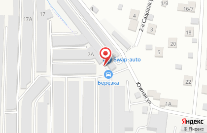 Березка в Москве на карте