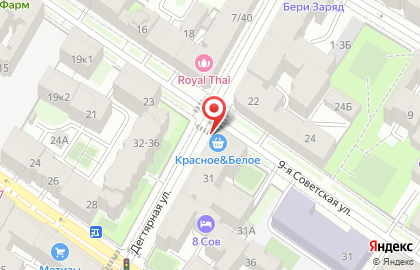 Универсам Корзина на площади Восстания на карте