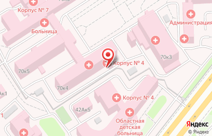 Челябинский филиал Банкомат, СМП Банк на улице Воровского, 70 к 4 на карте