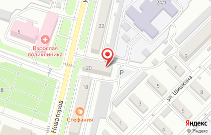 Ателье Шарм на улице Новаторов на карте