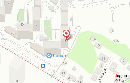 Ветеринарная клиника ЕВРОВЕТ на карте