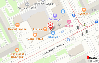 Магазин канцелярских товаров Комус на улице Ярослава Гашека на карте