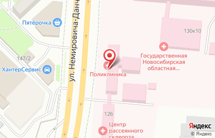 Аптечный киоск на улице Немировича-Данченко на карте