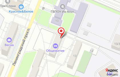 Общежитие, АГТА на карте