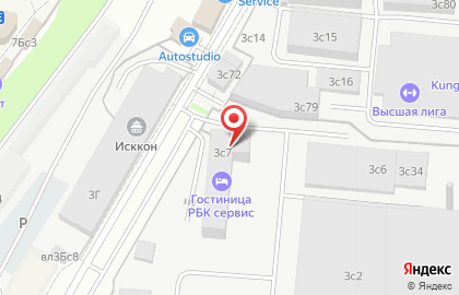 Общежитие в Москве на карте