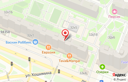 Салон красоты на проспекте Просвещения, 32 к1 на карте