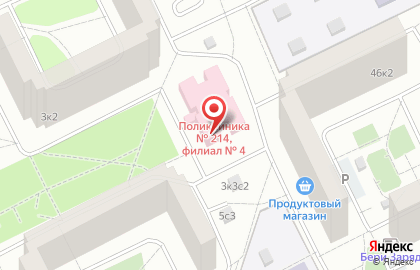 Городская поликлиника №198 на карте