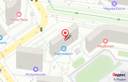Вертихвост на Ильинском бульваре на карте