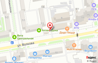Кондитерская Золотой колос на улице Волкова, 9а на карте