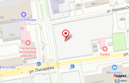 Центральный район Киоск по продаже фруктов и овощей на улице Семьи Шамшиных на карте