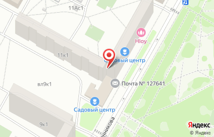 Район Отрадное Общественный пункт охраны порядка Северо-Восточного административного округа на улице Санникова на карте