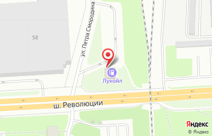 Лукойл на шоссе Революции на карте