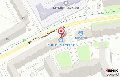 Киберспортивный клуб CyberX на улице Моторостроителей на карте