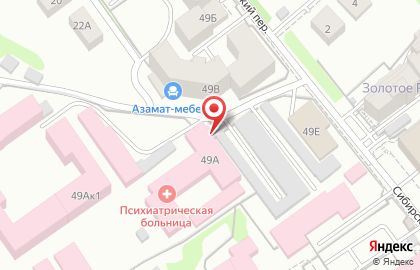 Казанская психиатрическая больница специализированного типа с интенсивным наблюдением на карте