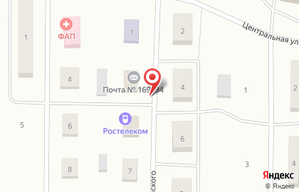 Почта России в Сыктывкаре на карте
