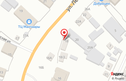 Шиномонтажная мастерская на улице Ленина на карте