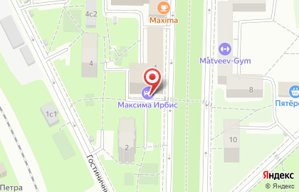 Максима Ирбис Отель на Гостиничной улице на карте