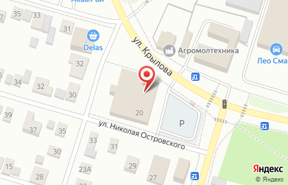Банкомат Датабанк на улице Крылова на карте