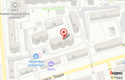 Новостройки, ОАО ДСК на улице Труда на карте