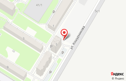 Euro Hotel, ООО Конверсия на улице Кошурникова на карте