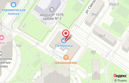 Диана на Кантемировской (ул Москворечье) на карте