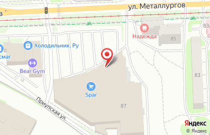 Кафе Генацвале экспресс на улице Металлургов на карте