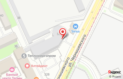 Торгово-сервисный центр MasterCarMotors на улице Чернышевского на карте