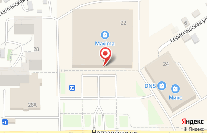 Банкомат Уралсиб на Ноградской улице на карте