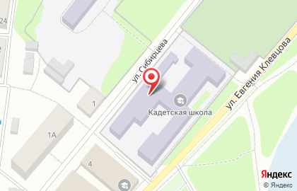 Кадетская школа в Великих Луках на карте