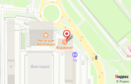 Мясной магазин Моялино в Советском районе на карте