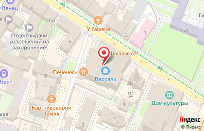 Гриль-бар Шашлыкоff на Дворцовой улице на карте