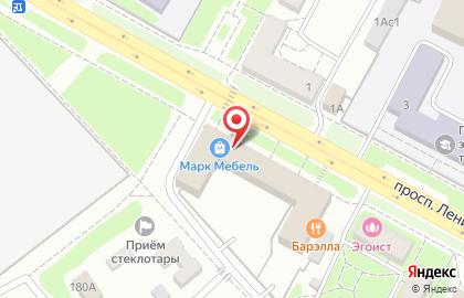 Салон сантехники Sanolux на проспекте Ленина на карте