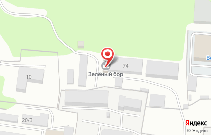 Производственное предприятие Зелёный бор на карте