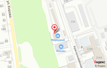 Автомагазин Сакура на Краснознамённой улице на карте