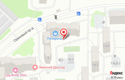 А5 на Красногвардейской (б-р Ореховый д 9) на карте