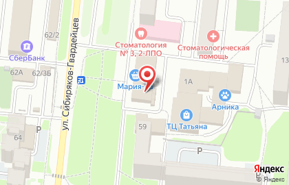 Киоск фастфудной продукции Бегемот на площади Карла Маркса на карте