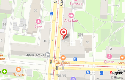 Магазин винных напитков Millstream на Среднеохтинском проспекте на карте