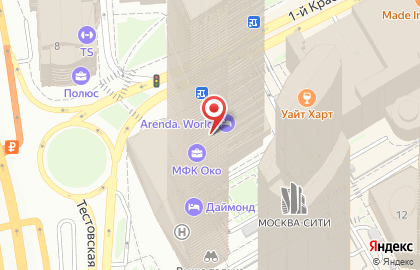 Салон красоты Encore Spa в Москва-Сити на карте