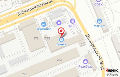 Дилерский центр Мир пряжи, рукоделия и фурнитуры на Зубчаниновском шоссе на карте