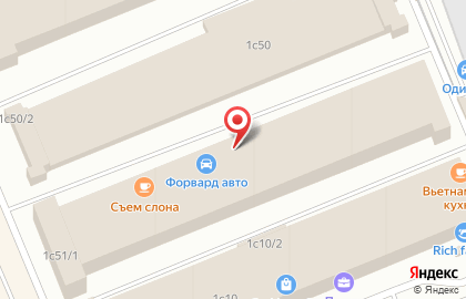 Автотехцентр Форвард Авто на улице Академика Вавилова на карте