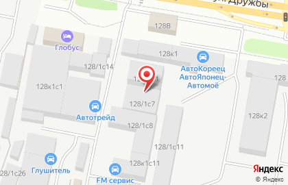 Дакар на улице Дружбы на карте