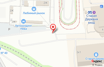 Зоомагазин К-9 в Приморском районе на карте