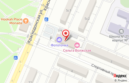 Продуктовый магазин в Москве на карте