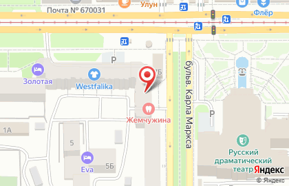 Пиццерия Пицца Шаттл в Октябрьском районе на карте