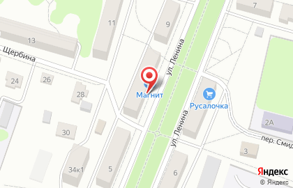 Супермаркет Магнит в Туле на карте