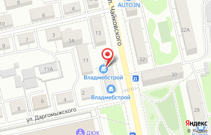 Штемпельная мастерская на улице Чайковского на карте