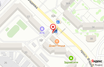 Магазин овощей и фруктов в Чите на карте