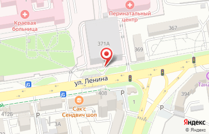 Киоск по продаже хлебобулочных изделий Горячая выпечка на улице Ленина на карте